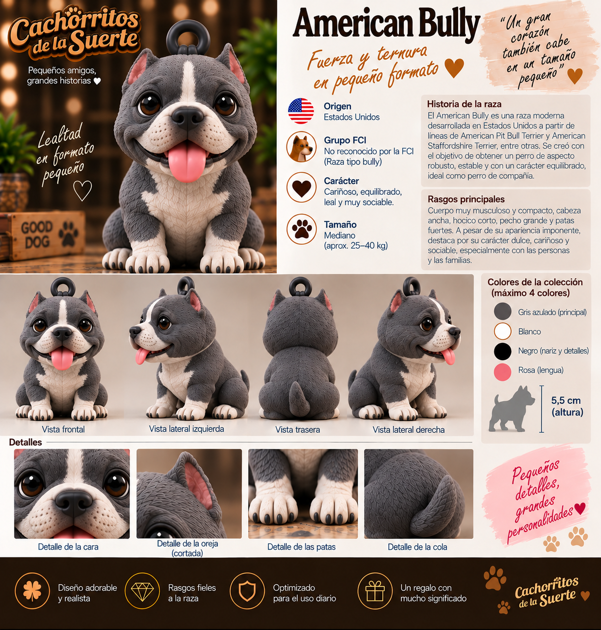 Ficha original de American Bully
