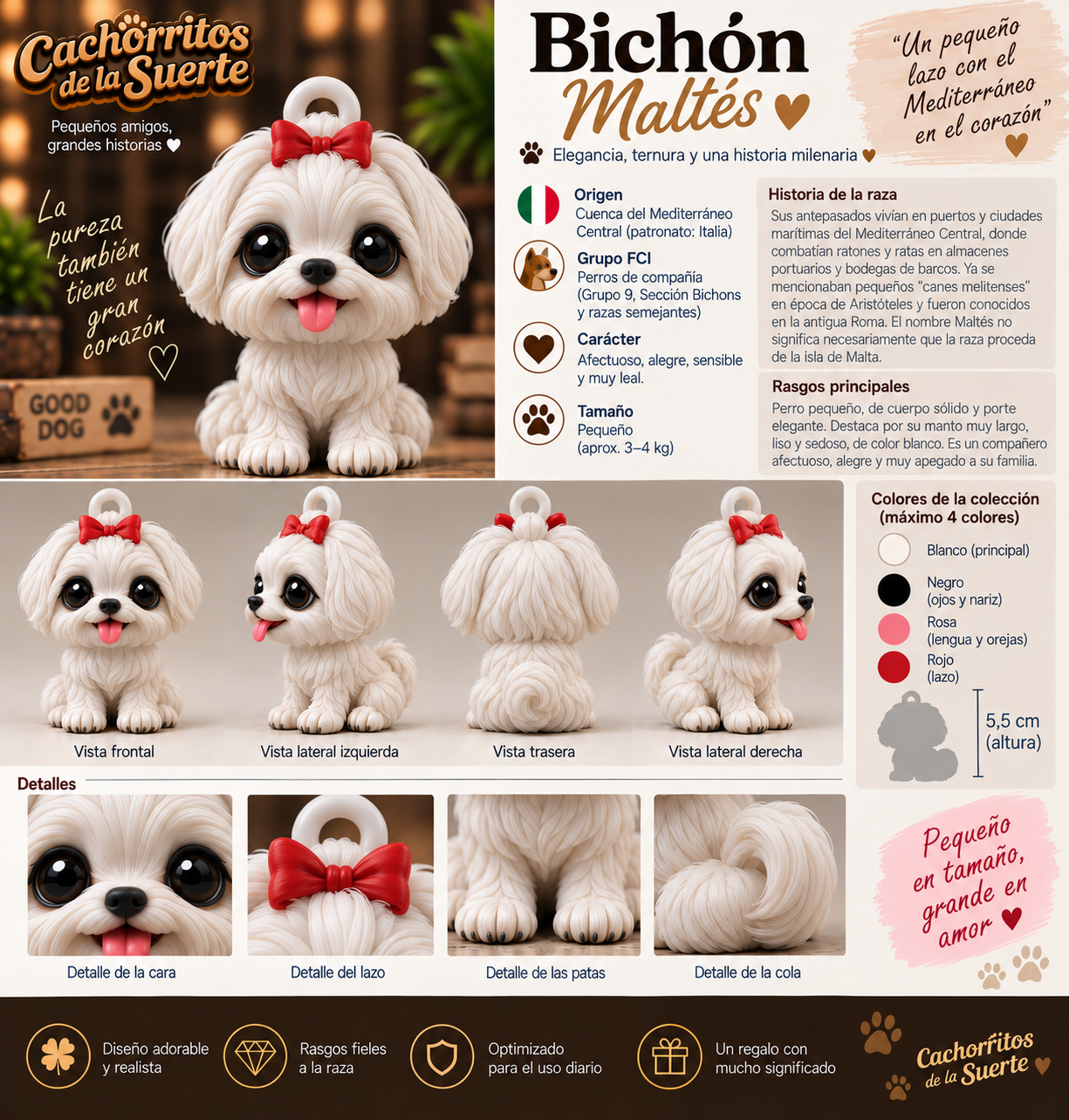 Ficha original de Bichón Maltés