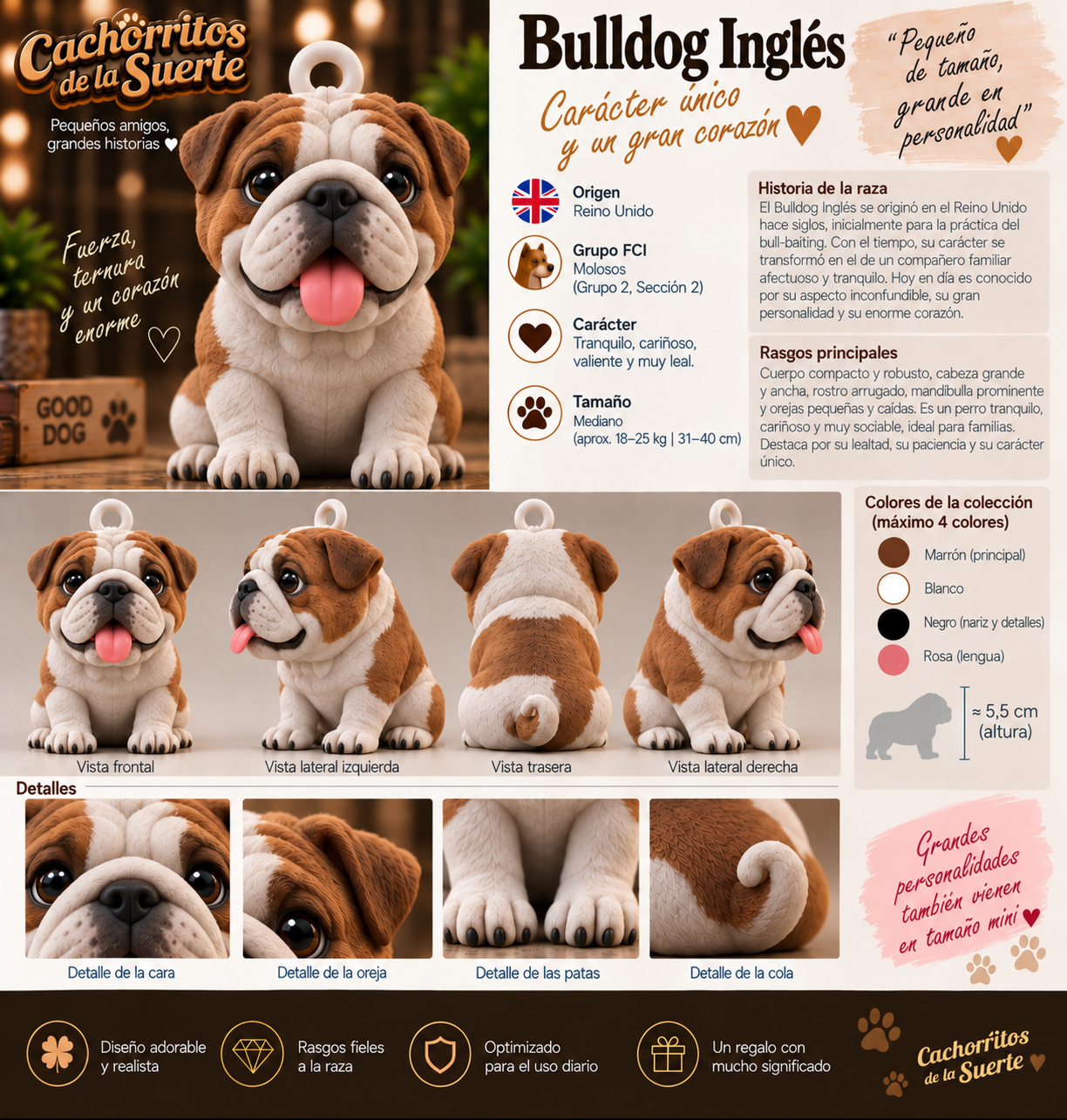 Ficha original de Bulldog Inglés