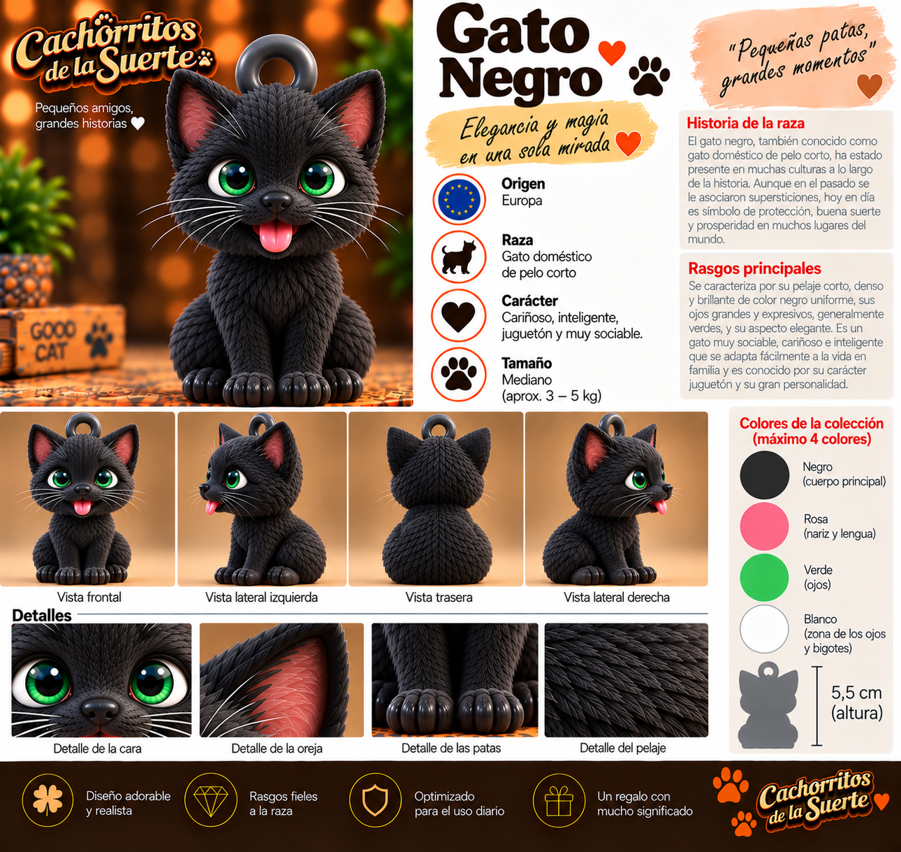 Ficha original de Gato Negro