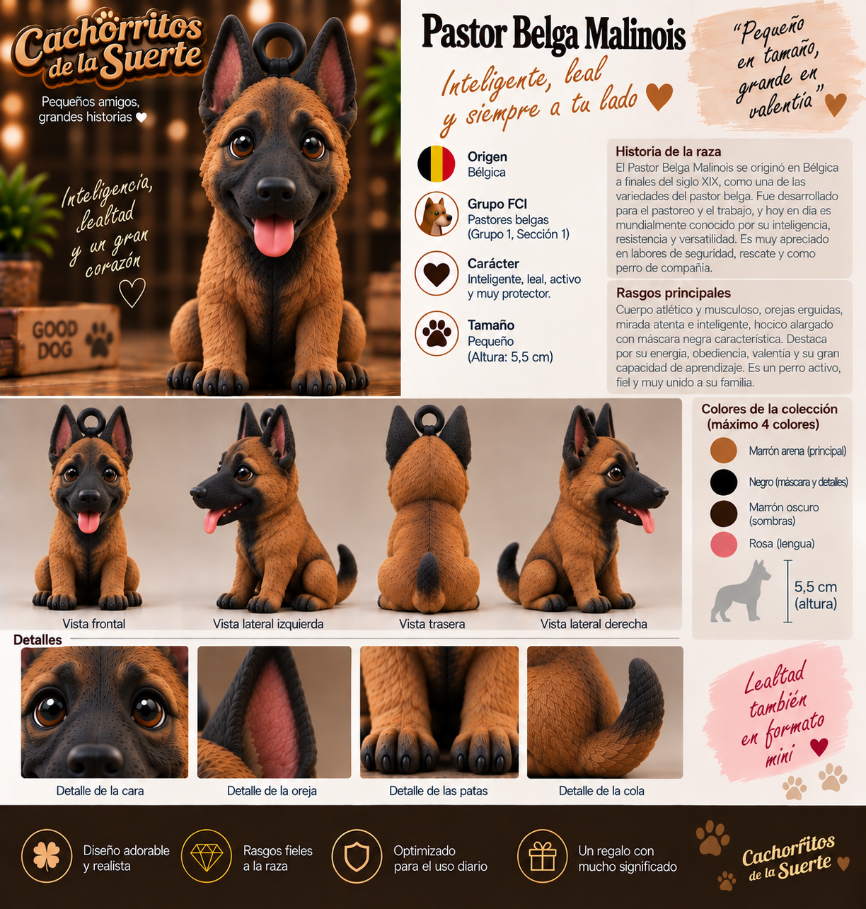 Ficha original de Pastor Belga Malinois