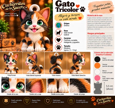 Ficha original de Gato Tricolor