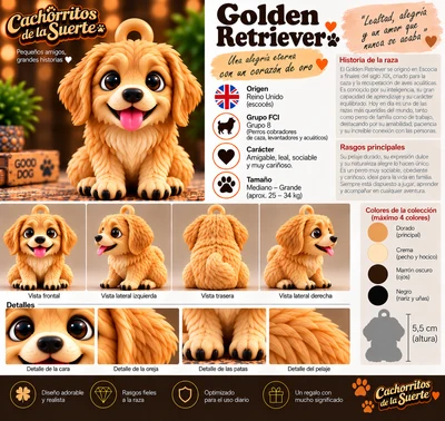 Ficha original de Golden Retriever