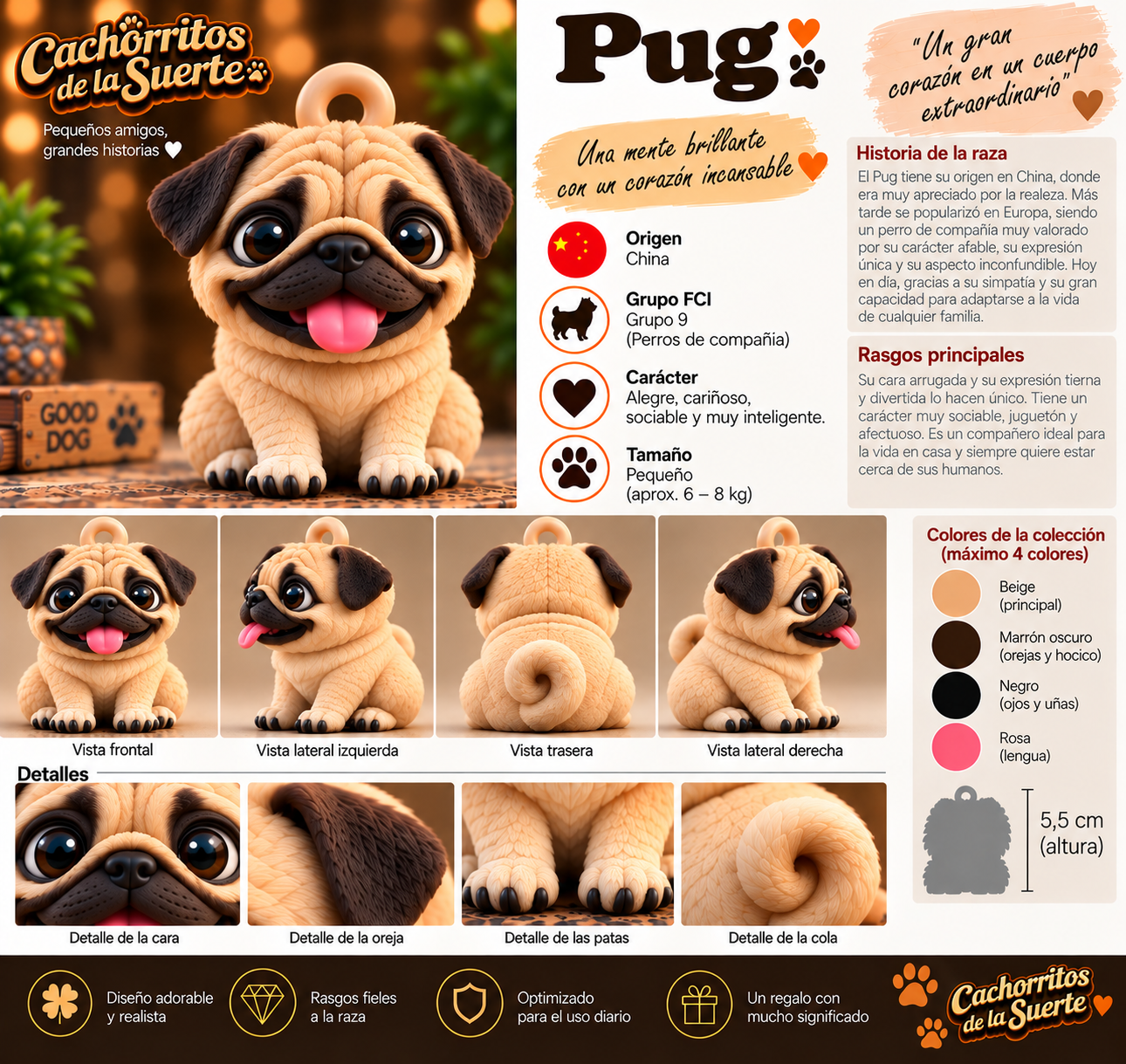 Ficha original de Pug